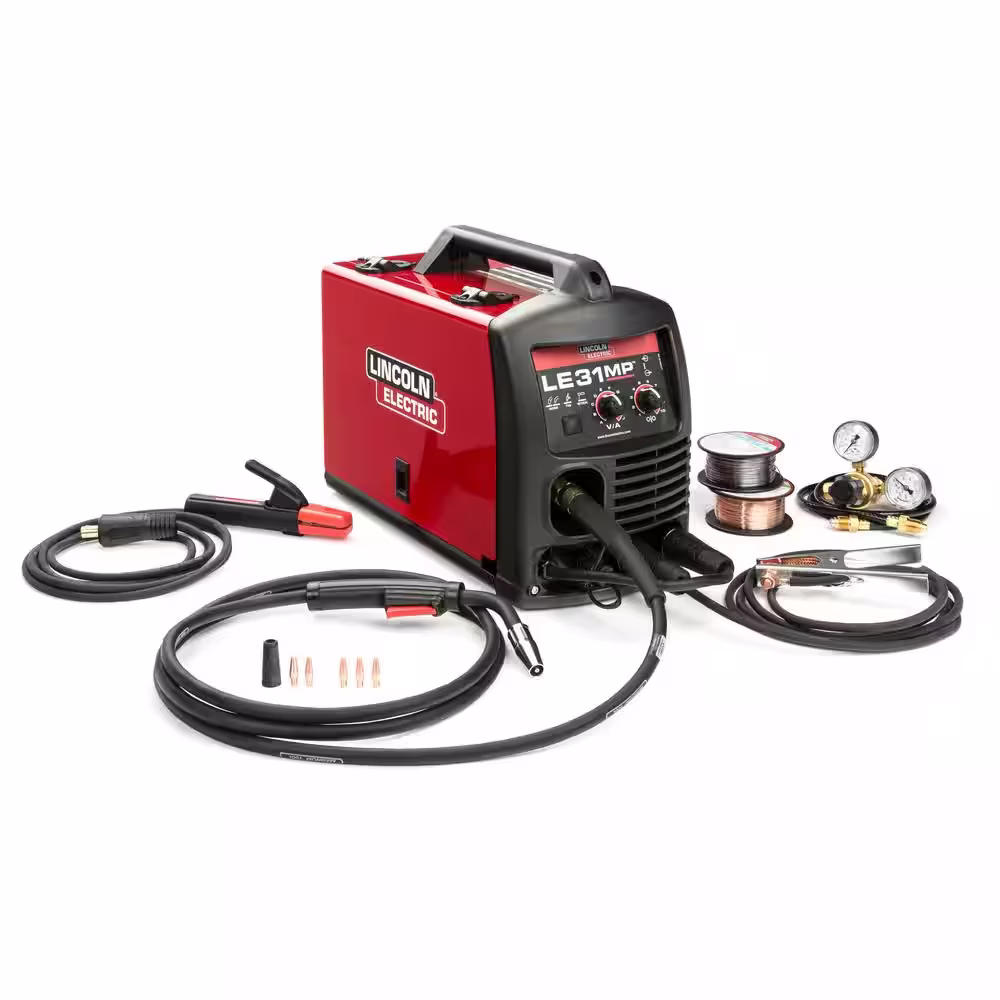 140 Amp LE31MP Multi-Process Stick/MIG/Flux-Core/TIG, 120V, Aluminum Welder Rental