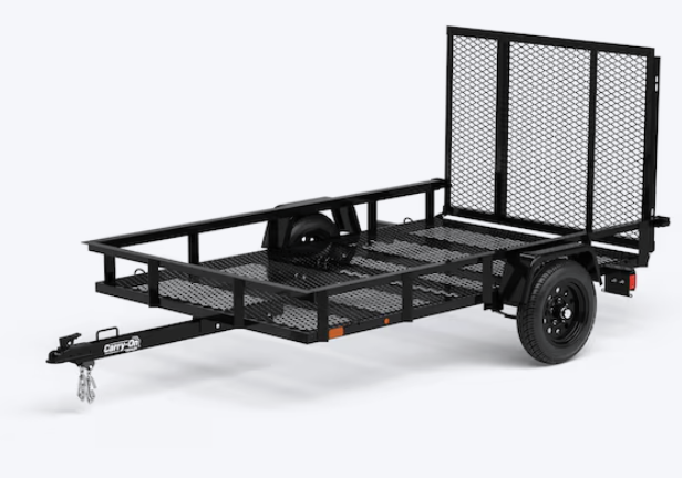 Carry-On Trailer 5-ft x 8-ft Steel mesh Utility Trailer with Ramp Gate ( 1625-lb Capacity ) Rental